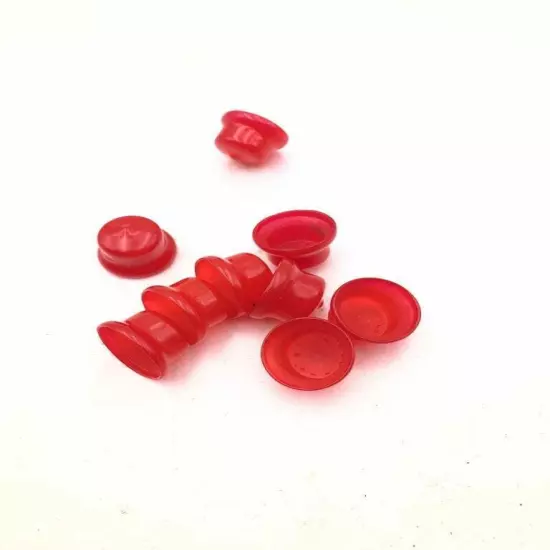 Michigan Tube HP-6 3/4" Red Rubber End Caps/Plugs -NIB of Approx. 2500