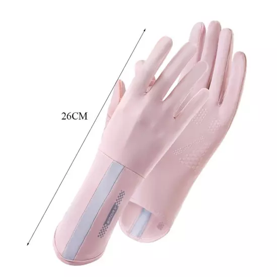 Mid-long Sunscreen Gloves Thin Cycling Driving Gloves Summer Spring