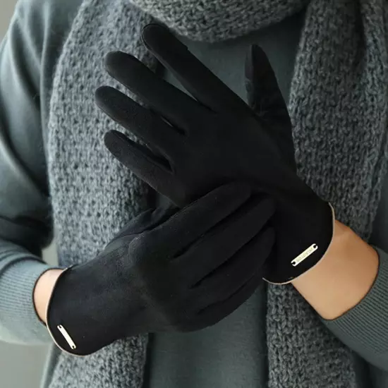 Women Autumn Winter Keep Warm Thin Gloves G5M8 бι