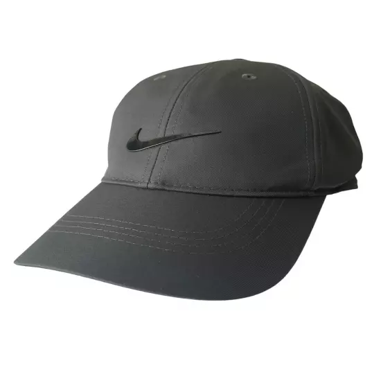 Nike Dri-Fit Golf Adjustable Swoosh Hat - Anthracite Dark Gray Adult Unisex Cap