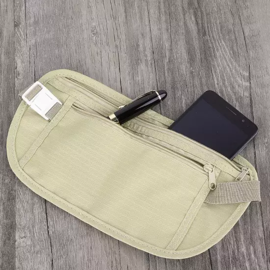 Travel Wallet Money Waist Belt Bag Secret Security