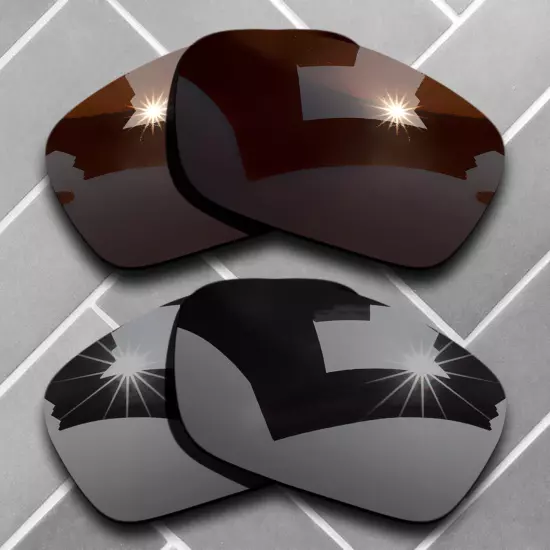 Polarized Replacement lenses for-Oakley Fuel Cell OO9096 Anti-Scratch Choices US