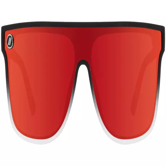 Blenders SciFi Red Explosion Polarized Shield Sunglasses - 206038807990I