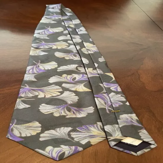 Xmi 325 Series Green Purple 100% Imported Silk Men’s Neck Tie Made In USA