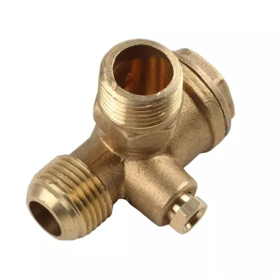 Air Compressor Check Valve Gold Home Male Threaded One-way 1pcs 20*20mm