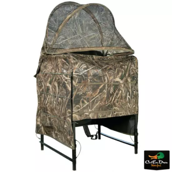 DRAKE WATERFOWL SYSTEMS CAMO GHILLIE SHALLOW WATER CHAIR BLIND 