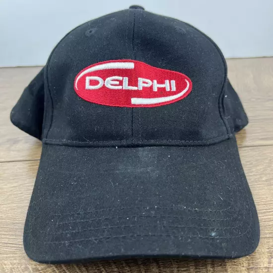 Delphi Hat Delphi Black Hat Adjustable Adult Size Hat Black Cap