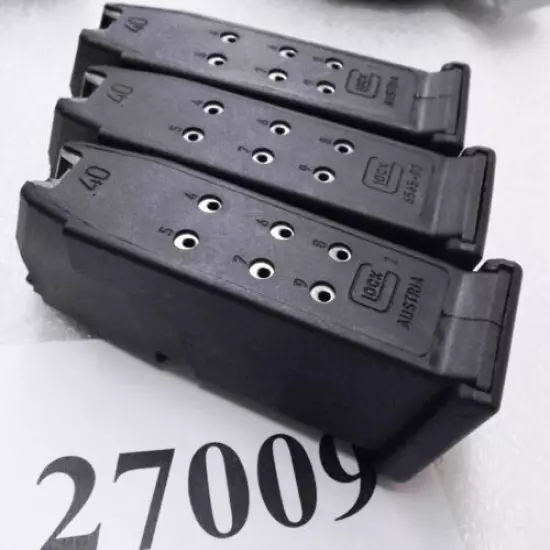 Glock Model 27 .40 S&W & .357 Sig Model 33 Factory 9 Shot Magazines MF33009