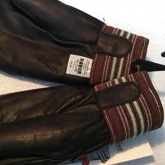 Garbage Mitts by Raber Glove NWT Black Leather