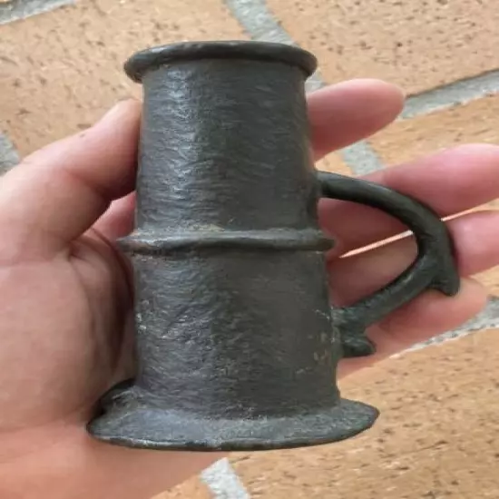 Vintage Colonial Spanish Bronze Signal Cannon / Thunder Mug 1715 Fleet Atocha