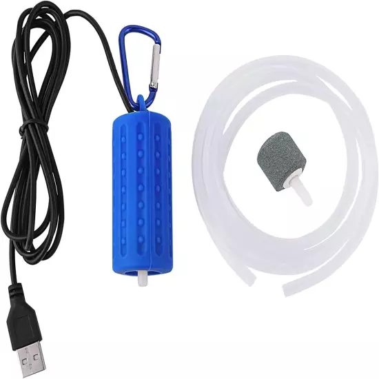 USB Aquarium Air Pump, Ultra Durable & Quiet USB Nano Air Pump, Small Air Bubble