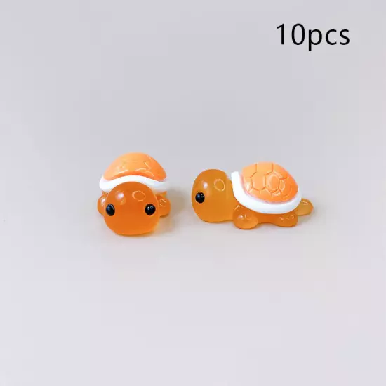 10Pcs Mini Turtles Luminous Ornament Crafts Tiny Turtles Home Decoration Gift Sn