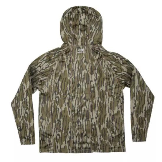 Mossy Oak Long Sleeve Hunt Tech Camo Hoodie for Men, Lightweight pullover Shirt