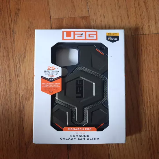 UAG Samsung Galaxy S24 Ultra Case Monarch Pro Made w/ Kevlar Element Green