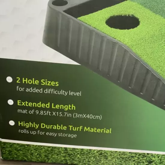 Indoor Golf Putting Green Portable Practice Mat