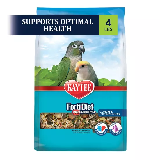 Forti-Diet Pro Health Pet Conure & Lovebird Food, 4 lb