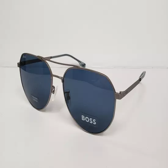 NEW Hugo Boss 1473/F/SK R81 KU Matte Ruthenium Sunglasses G6/2