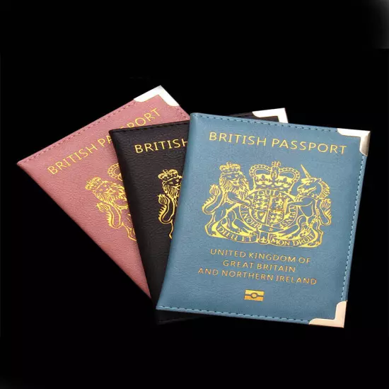 Passport Case British Passport Bag Protective Clip Passport Holder Cover Thin