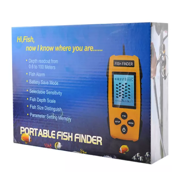 Portable Finder ing Depth Sonar Sensor alarm radar depth TL88E