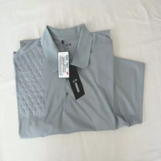 3XL Right Hand Trap/Skeet pad LIGHT GREY Adidas ClimaLite Polo Shooting Shirt