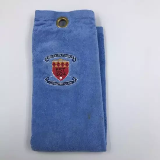 Vintage Cannon Royal Family Franklin County Country Club Golf Towel Made in USA