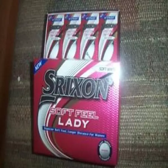 2 dozen BRAND NEW Srixon Soft Feel golf balls Lady White