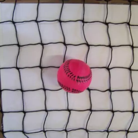 Baseball Softball Soccer Football Black Square Nylon 40' x 14' Netting 2" #18 