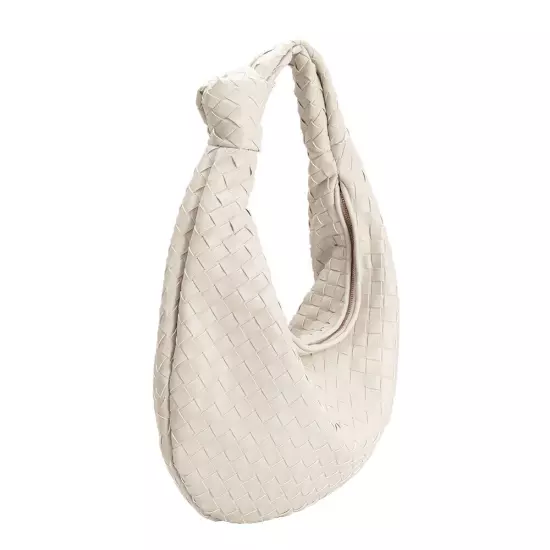 Melie Bianco Katherine Brigitte Satchel Oversized Edition Woven Knot Bag ANTHRO!