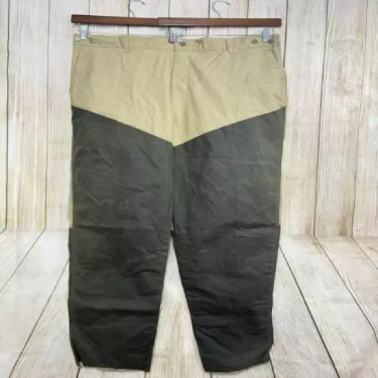  McAlister Upland Hunting Pants 48x36 Unhemmed Khaki and Olive Green Wax Canvas