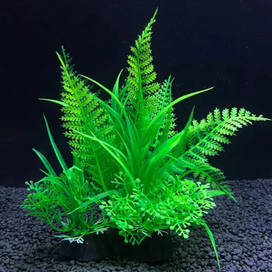 Artificial Underwater Plants Aquarium Water Plant Fish Tank Landscape Deco NEW~