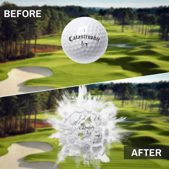 Exploding Balls - Prank Balls That Explode on Impact - Funny Joke for Golfers...