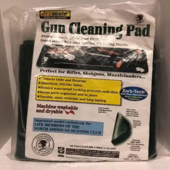 Drymate Gun Cleaning Pad 16” X 54” Green GPG1654 Made USA IMPRINTED MODEL NAHC