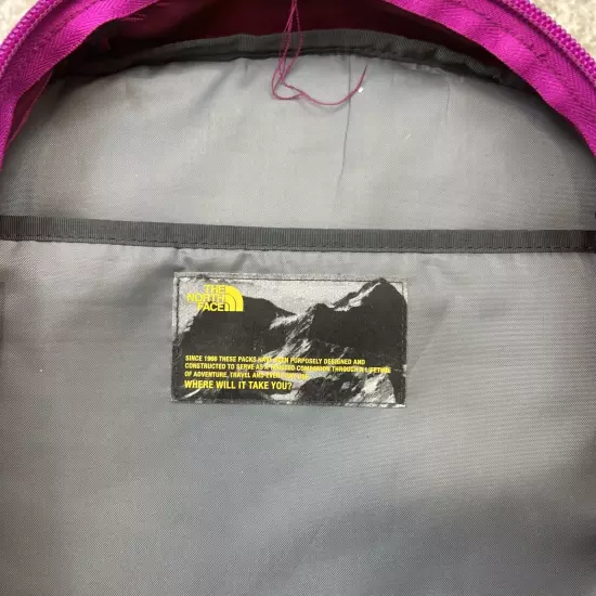 The North Face Jester Backpack Bright Fuchsia Hiking/ School Back Pack