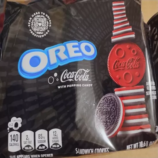 Limited Edition Coca Cola Oreos PLUS Can of Oreo Coca Cola Zero