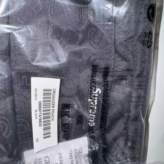 Supreme Organizer Pouch SS19 Black NIB