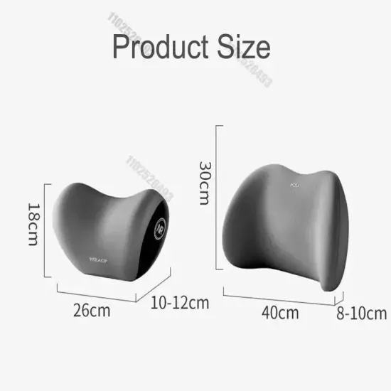 Car Headrest/Lumbar Support Car Neck Pillow Waist Cushion Lumbar Waist Support