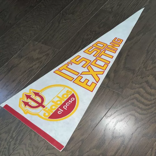 Texas El Paso Diablos MILB Baseball Pennant 1990s It’s So Exciting Randy Johnson