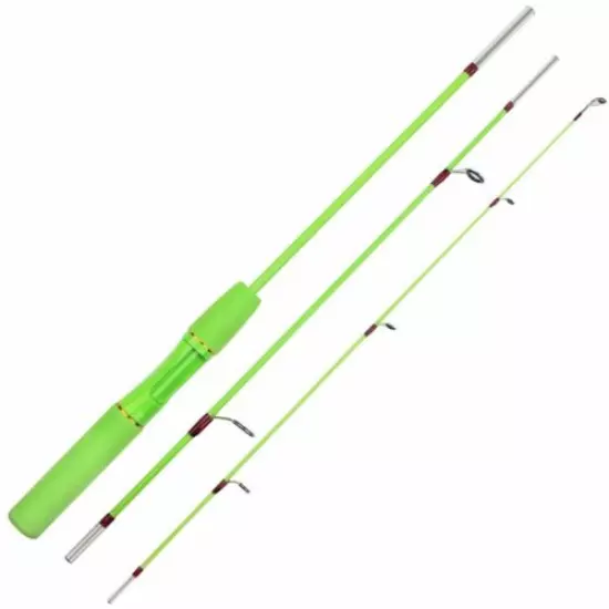 Kids Fishing Rod & Reel Combo 1.5M Travel Pole Lure Baits Spinning Tackle Tool