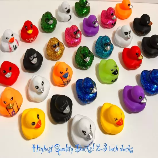 72 Pcs Cruise Ducks Tag Kits, Includes 24 Rubber Ducks for Cruise Ships 24 Ducks