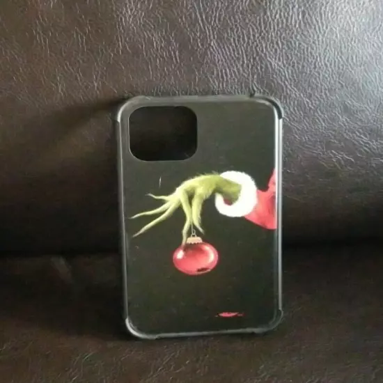 iPhone 12 Pro Max phone Case Grinch Black Red