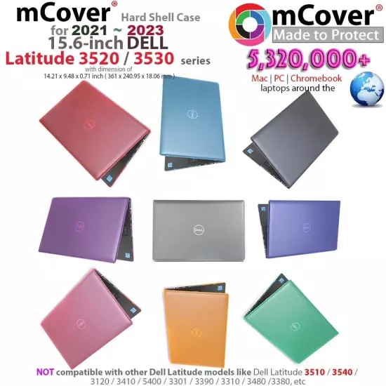 NEW mCover® Hard Case for 2021 15.6" Dell Latitude 3520 3530 business laptop