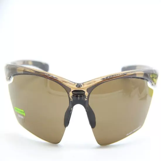 NEW RUDY PROJECT SN 23-83 STRATAFLY CLEAR BROWN AUTHENTIC SUNGLASSES 72-18