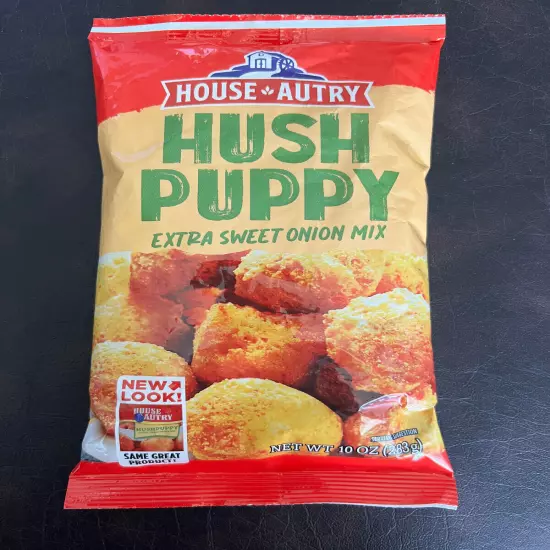 1 Package House Autry Hush Puppy EXTRA Sweet Onion Mix 10 oz Exp 2/2026 *SEALED*