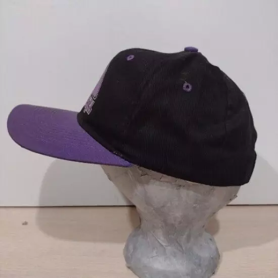 Headmaster Powerall Black and Purple Baseball Hat Adjustable Snapback Vintage