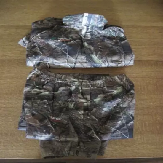 Frogg Toggs RealTree Camo Rain Suit Hooded Jacket & Pants-Men's XL-Inseam 33/34