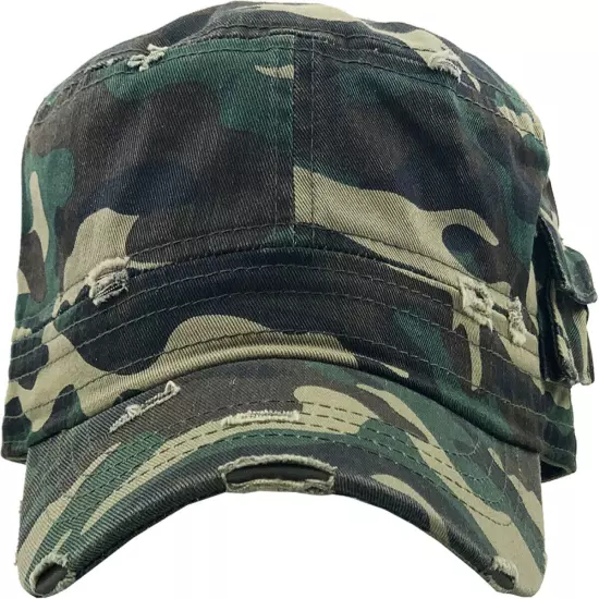 Military Hat Army Cadet Patrol Castro Cap Men Women Golf Driving Summer Castro