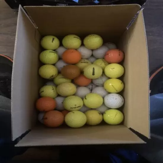 Golf Balls Assortment of 50 Used