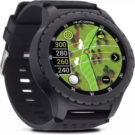 SkyCaddie LX5, GPS Golf Watch with Touchscreen Display and HD Color CourseView M