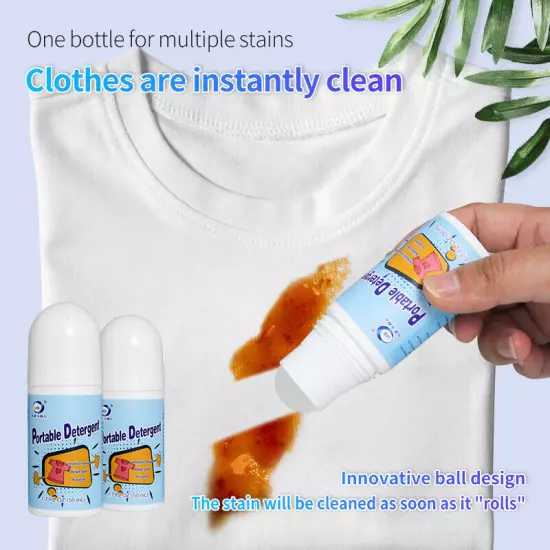 Magic Stain Remover-Rolling Bead, Removal Portable Emergency Stains No-wash√