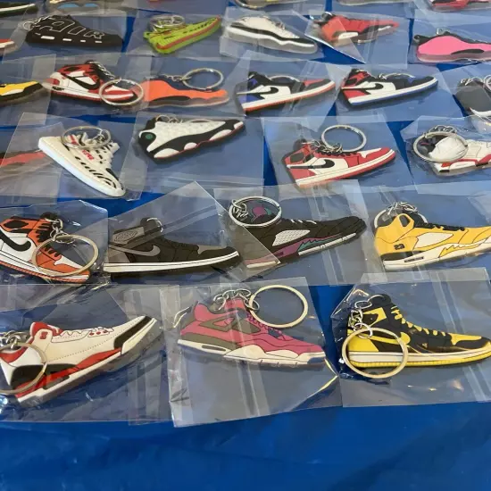 JORDAN NIKE SHOES KEYCHAINS 2D Lot Of 50